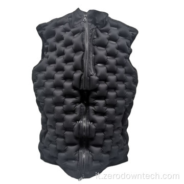 gilet per sport all&#39;aria aperta caldo aria gilet gonfiabile ad aria